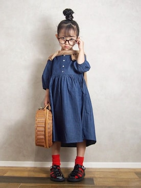 「lulpini（ルルピー二）のアイテム」を使った、Pierrotスタッフ★大人に似合う高コスパ服をお届けさん（キッズ・110cm）の夏コーディネート