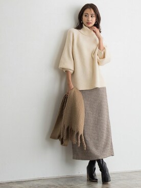 Pierrotスタッフ★大人に似合う高コスパ服をお届けさん（レディース・165cm）の秋コーディネート