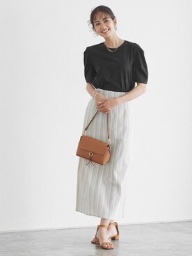 Pierrotスタッフ★大人に似合う高コスパ服をお届けさん(レディース・165cm)の夏コーディネート