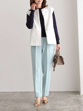 Pierrotスタッフ★大人に似合う高コスパ服をお届けさん(レディース・163cm)の春コーディネート