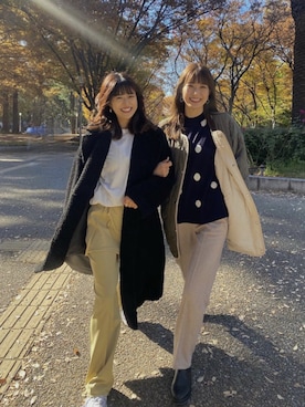 Pierrotスタッフ★大人に似合う高コスパ服をお届けさん(レディース・163cm)の冬コーディネート