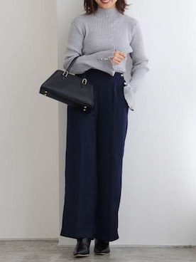 Pierrotスタッフ★大人に似合う高コスパ服をお届けさん(レディース・165cm)の秋コーディネート
