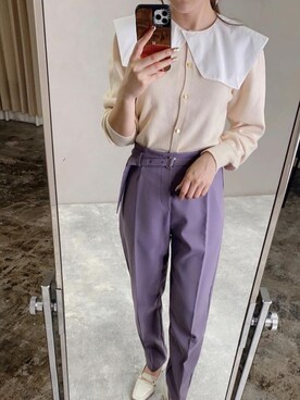 Pierrotスタッフ★大人に似合う高コスパ服をお届けさん（レディース・155cm）の秋コーディネート