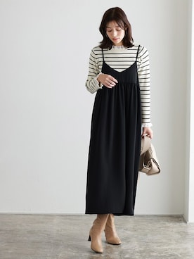 Pierrotスタッフ★大人に似合う高コスパ服をお届けさん(レディース・167cm)の冬コーディネート