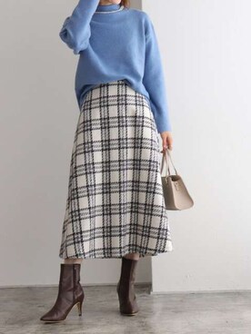 Pierrotスタッフ★大人に似合う高コスパ服をお届けさん(レディース・163cm)の秋コーディネート