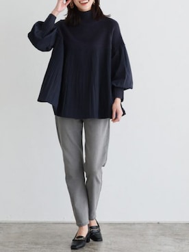 Pierrotスタッフ★大人に似合う高コスパ服をお届けさん（レディース・167cm）の秋コーディネート