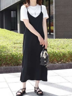 「プチフラコーデ」｜Pierrotスタッフ★大人に似合う高コスパ服をお届けさん（レディース・163cm）の春コーディネート