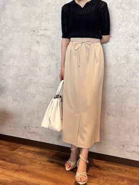 Pierrotスタッフ★大人に似合う高コスパ服をお届けさん(レディース・158cm)の夏コーディネート