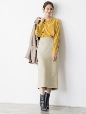 Pierrotスタッフ★大人に似合う高コスパ服をお届けさん(レディース・165cm)の秋コーディネート