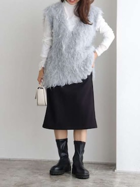 Pierrotスタッフ★大人に似合う高コスパ服をお届けさん（レディース・150cm）の秋コーディネート