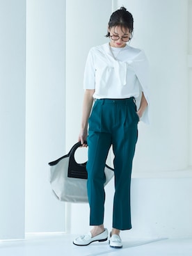 「RASW（ラス）のアイテム」を使った、Pierrotスタッフ★大人に似合う高コスパ服をお届けさん（レディース・165cm）の夏コーディネート