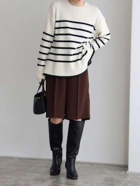 Pierrotスタッフ★大人に似合う高コスパ服をお届けさん(レディース・165cm)の秋コーディネート