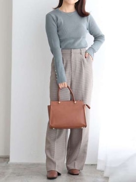 Pierrotスタッフ★大人に似合う高コスパ服をお届けさん(レディース・157cm)の秋コーディネート