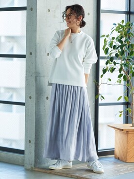 「RASW（ラス）のアイテム」を使った、Pierrotスタッフ★大人に似合う高コスパ服をお届けさん（レディース・165cm）の春コーディネート