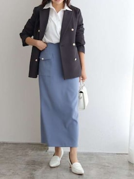 Pierrotスタッフ★大人に似合う高コスパ服をお届けさん（レディース・157cm）の秋コーディネート