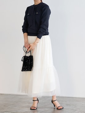 「きれいめコーディネート」｜Pierrotスタッフ★大人に似合う高コスパ服をお届けさん（レディース・166cm）の冬コーディネート