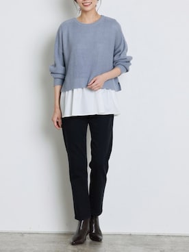 Pierrotスタッフ★大人に似合う高コスパ服をお届けさん（レディース・167cm）の秋コーディネート