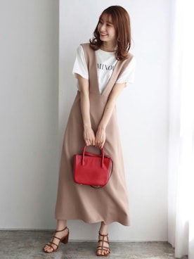 Pierrotスタッフ★大人に似合う高コスパ服をお届けさん(レディース・163cm)の夏コーディネート