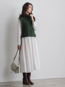 Pierrotスタッフ★大人に似合う高コスパ服をお届けさん(レディース・163cm)の秋コーディネート