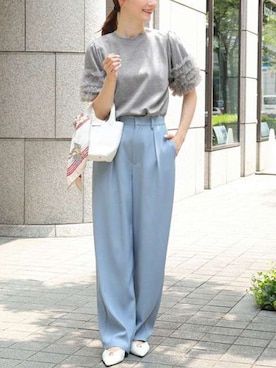 「Pierrot（ピエロ）のアイテム」を使った、Pierrotスタッフ★大人に似合う高コスパ服をお届けさん（レディース・163cm）の夏コーディネート