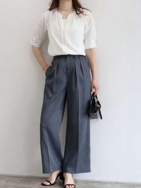 「きれいめコーディネート」｜Pierrotスタッフ★大人に似合う高コスパ服をお届けさん（レディース・163cm）の春コーディネート