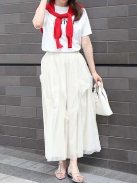 Pierrotスタッフ★大人に似合う高コスパ服をお届けさん(レディース・163cm)の夏コーディネート