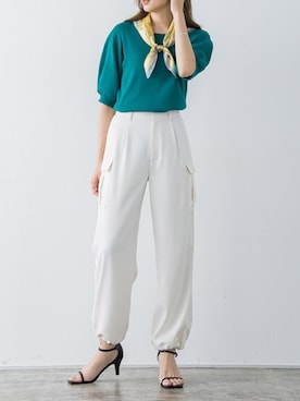 「トレンドファッション」｜「アイテム（パンツ）」を使った、Pierrotスタッフ★大人に似合う高コスパ服をお届けさん（レディース・165cm）の春コーディネート
