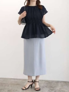 「Pierrot（ピエロ）のアイテム」を使った、Pierrotスタッフ★大人に似合う高コスパ服をお届けさん（レディース・163cm）の夏コーディネート