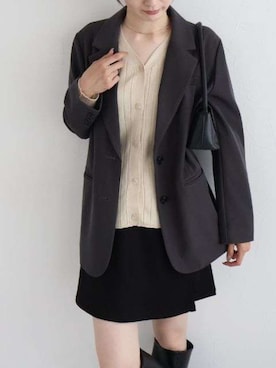 「Pierrot（ピエロ）のアイテム（その他パンツ）」を使った、Pierrotスタッフ★大人に似合う高コスパ服をお届けさん（レディース・163cm）の秋コーディネート