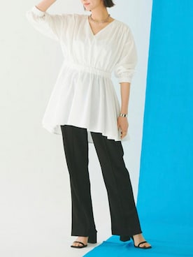 「RASW（ラス）のアイテム」を使った、Pierrotスタッフ★大人に似合う高コスパ服をお届けさん（レディース・165cm）の春コーディネート