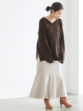 Pierrotスタッフ★大人に似合う高コスパ服をお届けさん(レディース・165cm)の秋コーディネート