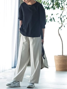 「RASW（ラス）のアイテム」を使った、Pierrotスタッフ★大人に似合う高コスパ服をお届けさん（レディース・165cm）の春コーディネート