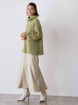 Pierrotスタッフ★大人に似合う高コスパ服をお届けさん（レディース・162cm）の冬コーディネート