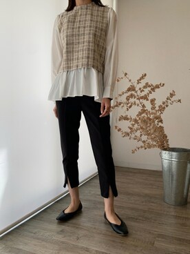 Pierrotスタッフ★大人に似合う高コスパ服をお届けさん（レディース・165cm）の夏コーディネート