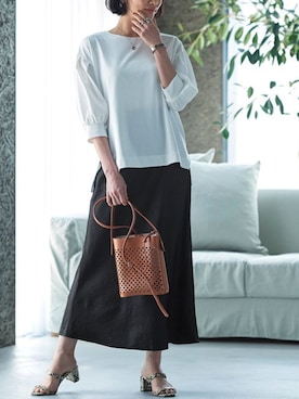 「RASW（ラス）のアイテム」を使った、Pierrotスタッフ★大人に似合う高コスパ服をお届けさん（レディース・165cm）の春コーディネート