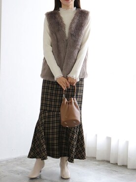 Pierrotスタッフ★大人に似合う高コスパ服をお届けさん(レディース・163cm)の夏コーディネート