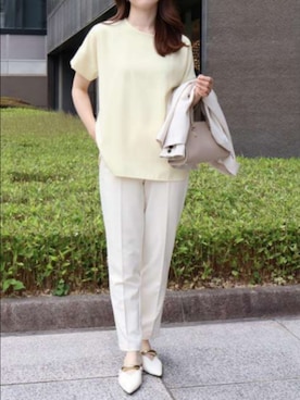 「Pierrot（ピエロ）のアイテム」を使った、Pierrotスタッフ★大人に似合う高コスパ服をお届けさん（レディース・163cm）の夏コーディネート