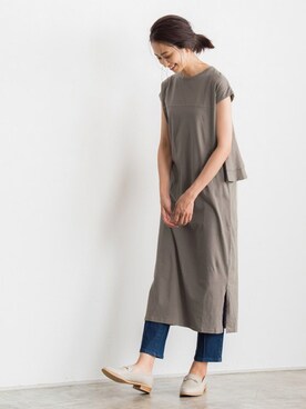 Pierrotスタッフ★大人に似合う高コスパ服をお届けさん(レディース・165cm)の夏コーディネート