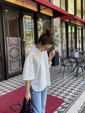 Pierrotスタッフ★大人に似合う高コスパ服をお届けさん(レディース・157cm)の夏コーディネート