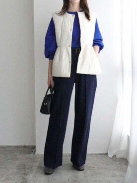 Pierrotスタッフ★大人に似合う高コスパ服をお届けさん(レディース・163cm)の秋コーディネート