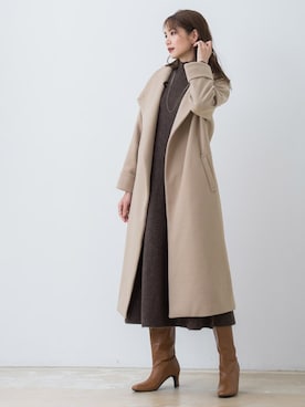 「Pierrot（ピエロ）のアイテム（その他アウター）」を使った、Pierrotスタッフ★大人に似合う高コスパ服をお届けさん（レディース・165cm）の秋コーディネート