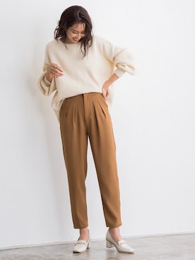 Pierrotスタッフ★大人に似合う高コスパ服をお届けさん(レディース・165cm)の秋コーディネート