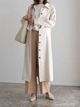 Pierrotスタッフ★大人に似合う高コスパ服をお届けさん(レディース・163cm)の冬コーディネート