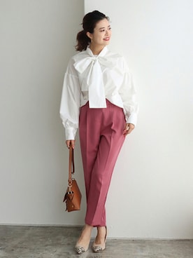 Pierrotスタッフ★大人に似合う高コスパ服をお届けさん（レディース・157cm）の秋コーディネート