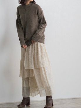 Pierrotスタッフ★大人に似合う高コスパ服をお届けさん(レディース・165cm)の秋コーディネート
