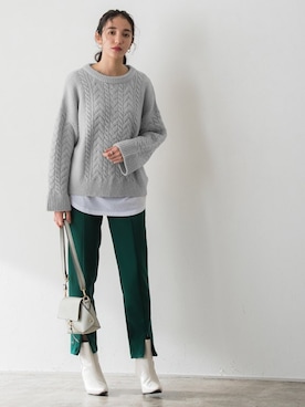 Pierrotスタッフ★大人に似合う高コスパ服をお届けさん（レディース・165cm）の冬コーディネート