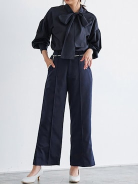 Pierrotスタッフ★大人に似合う高コスパ服をお届けさん（レディース・160cm）の秋コーディネート