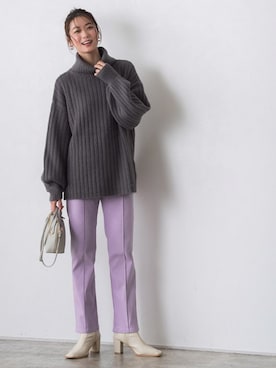 Pierrotスタッフ★大人に似合う高コスパ服をお届けさん(レディース・163cm)の冬コーディネート