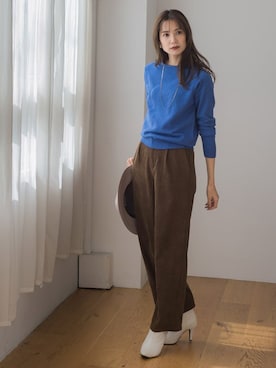 Pierrotスタッフ★大人に似合う高コスパ服をお届けさん(レディース・165cm)の冬コーディネート