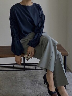 Pierrotスタッフ★大人に似合う高コスパ服をお届けさん（レディース・163cm）の秋コーディネート